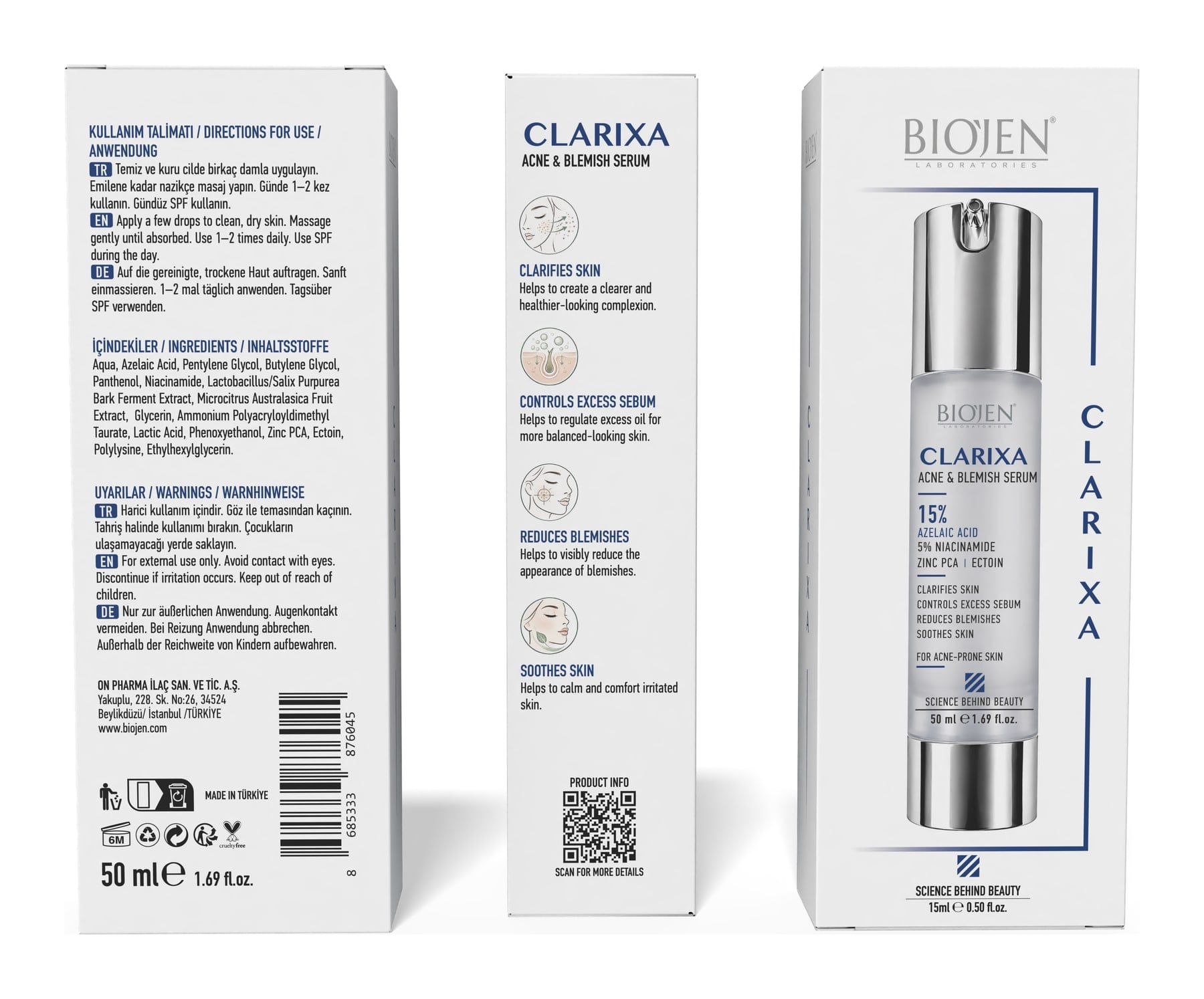 Clarixa Acne & Blemish Serum